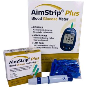 aimstrip blood glucose meter