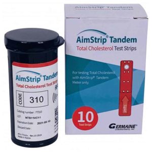 aimstrip tandem cholesterol test strips