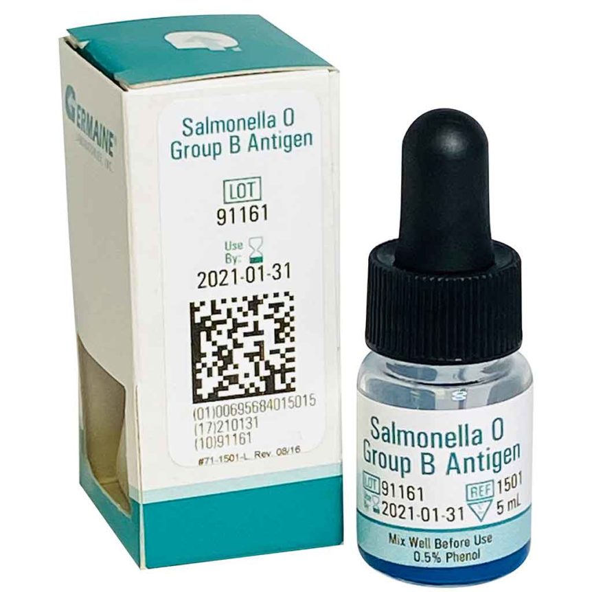 Salmonella O Group D Antigen, 5mL Germaine Laboratories